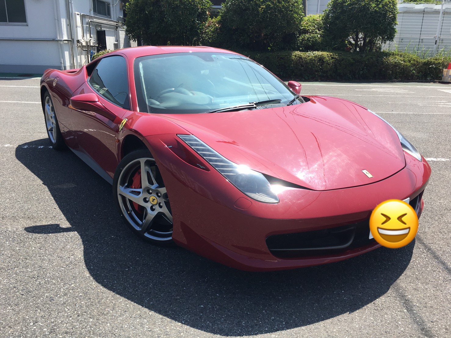 フェラーリ ４５８イタリアの車検取得へ行ってきました 東京都世田谷区ge3y S株式会社 ジェミーズ 新車 中古車 カスタムならお任せください