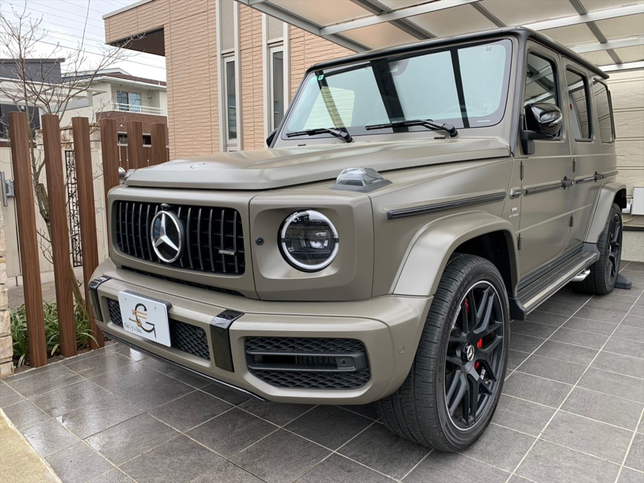 GC-1700メルセデスAMG G63限定版画サイン額装作家平右ヱ門