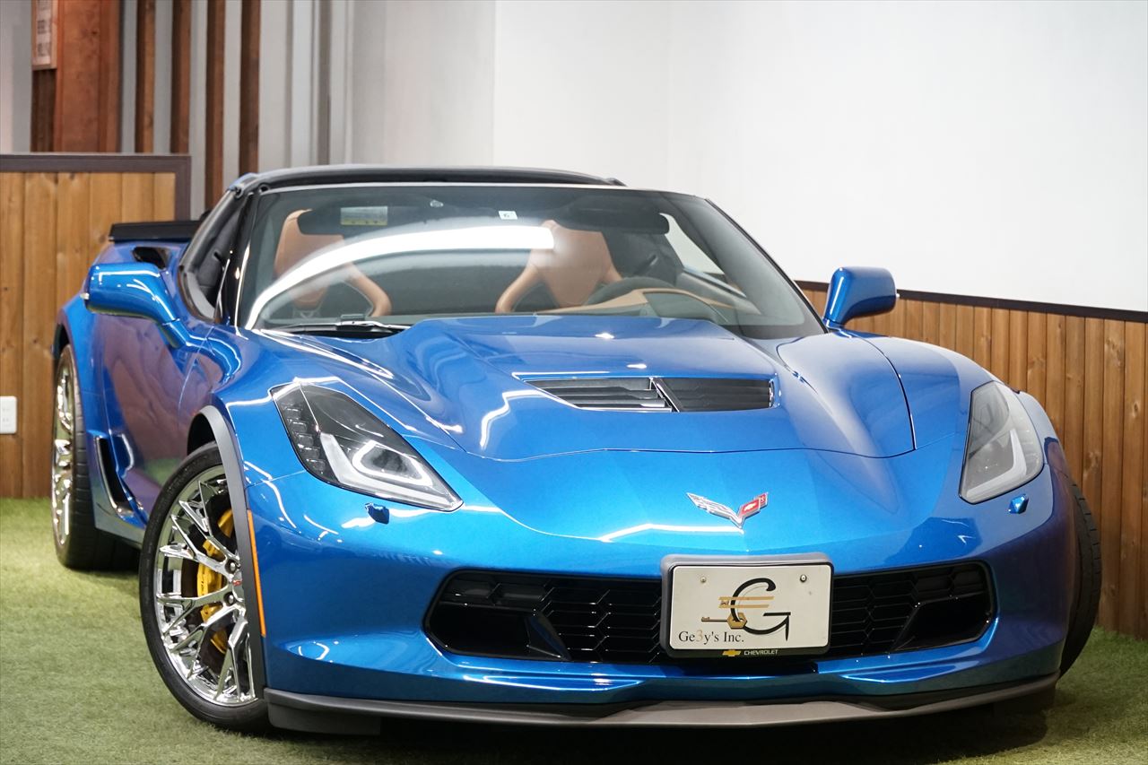 コルベット C7 純正 オプション エンブレム メタリックブラック